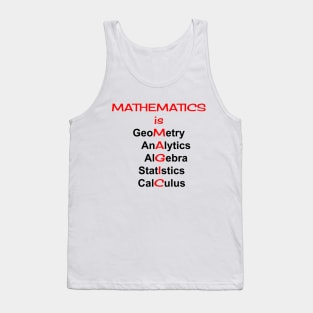Mathematics is Magic Tank Top